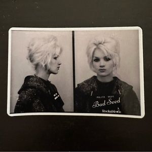 Rockabirdie Sticker Bad Seed Mug Shot